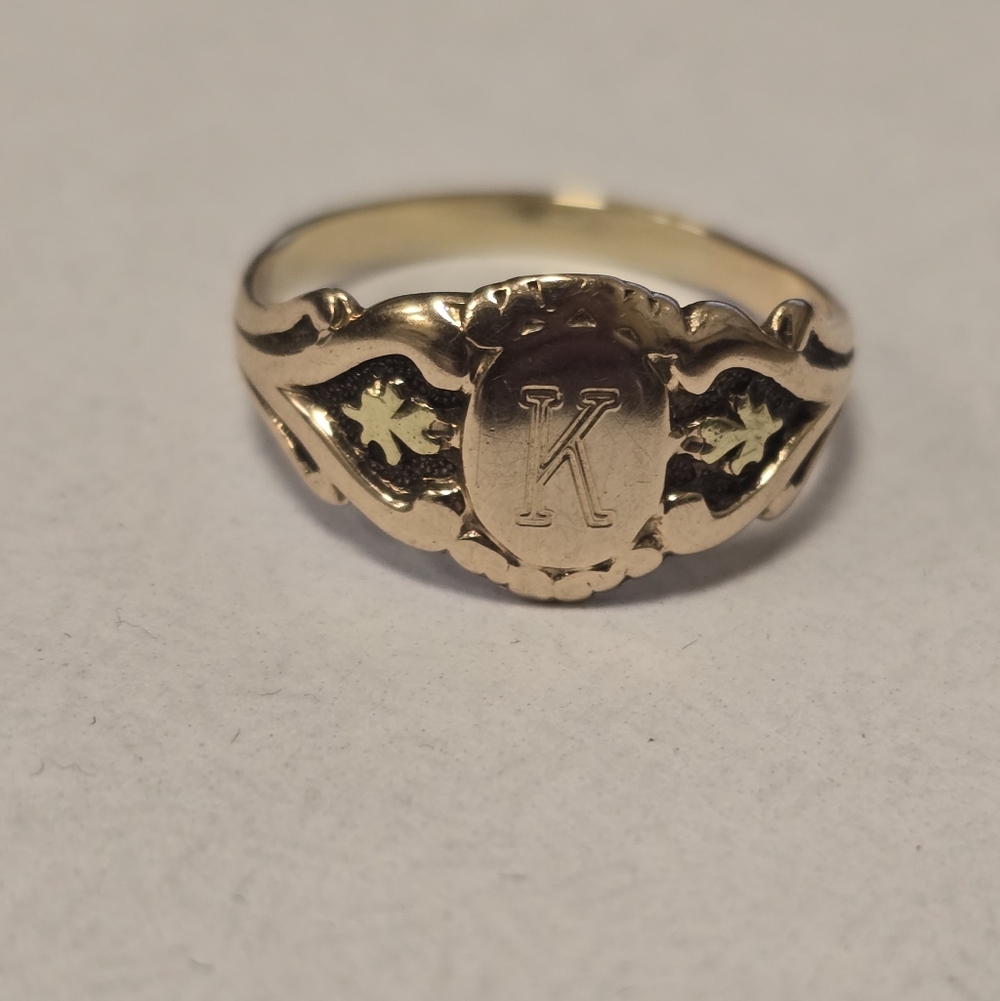 14k gold Signet Ring